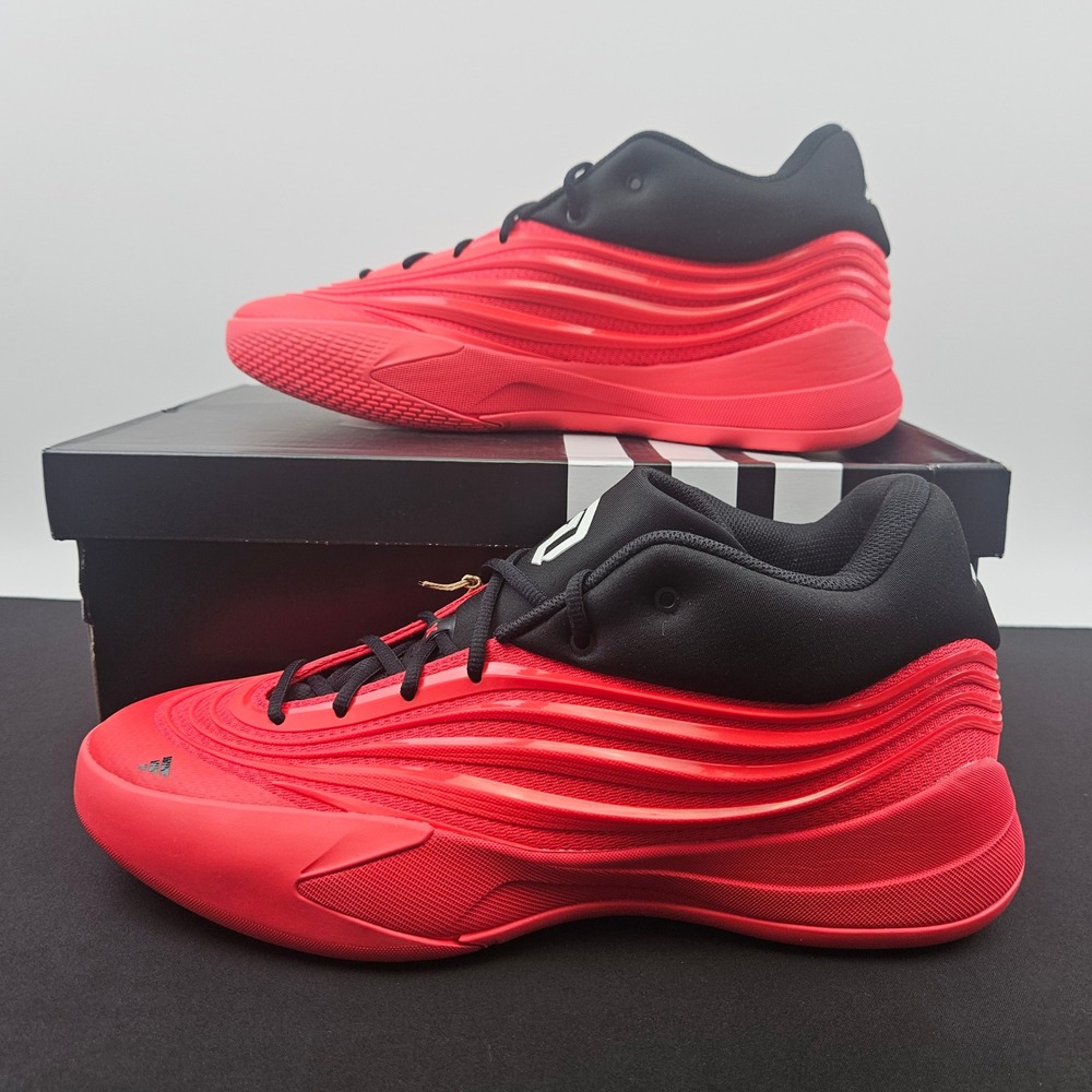 Adidas Dame X Basketball Shoes Red Black JP6093 Mens Size 13 New With Box